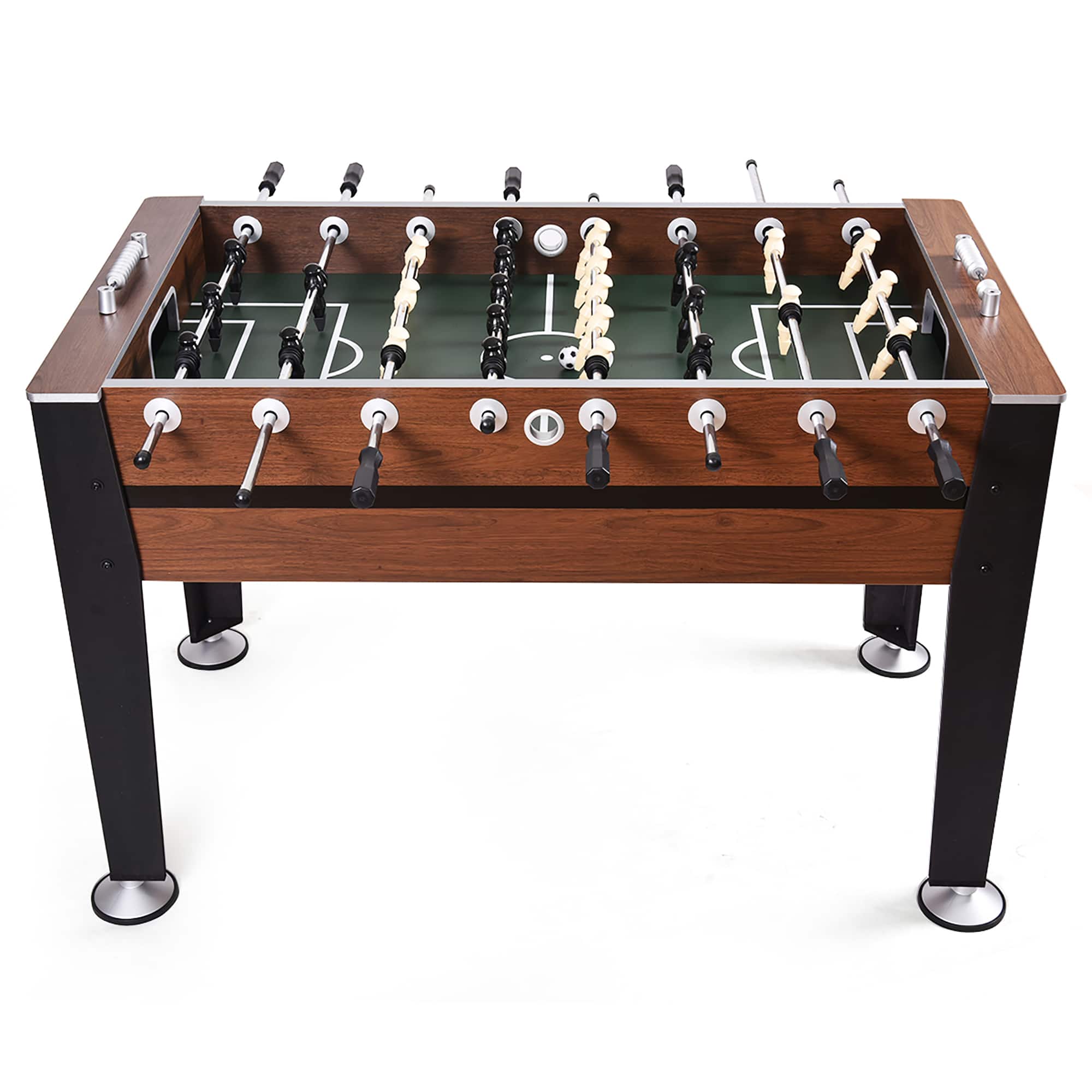Alt View 15. Costway - 54'' Foosball Soccer Table Competition Sized Football Arcade Indoor Game Room - Brown+Black.