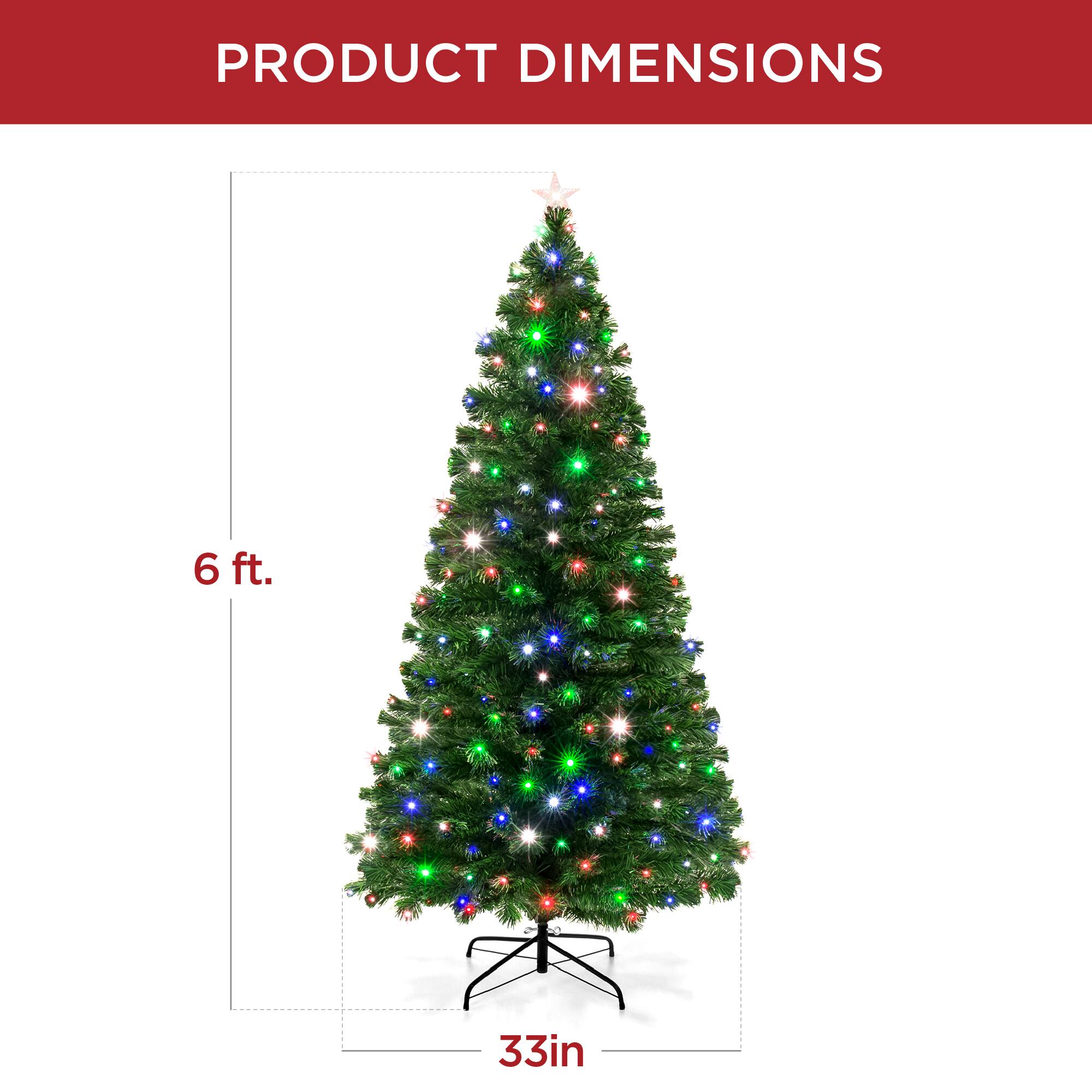 The corrected text is: "PRODUCT DIMENSIONS: 6 ft. 33 in."