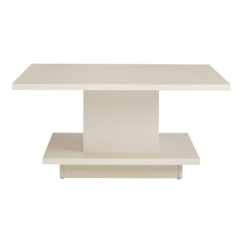 Angle. Furniture of America - Aura Storage Wood Coffee Table - White.