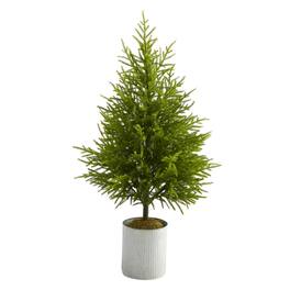 BreeBe - 49” Norfolk Island Pine “Natural Look” Artificial Tree - Green