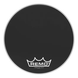 Remo - Powermax® Ebony® Crimplock® 16-Inch Bass Drumhead with Free-Floating Muffling Ring