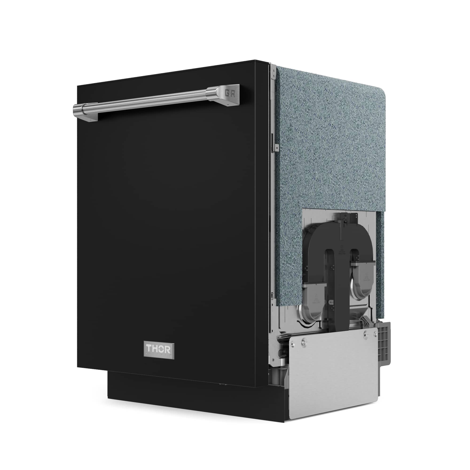 Alt View 1. Thor Kitchen - Gordon Ramsay Series by THOR Kitchen 24 Inch Dishwasher with Stainless Steel Hardware - Black.