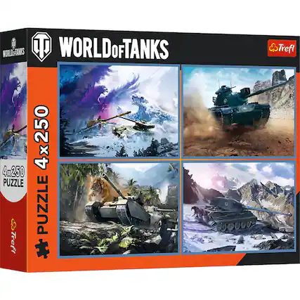 WORLD of TANKS
4x250 PUZZLE
4x250 PUZZLE
Trefl