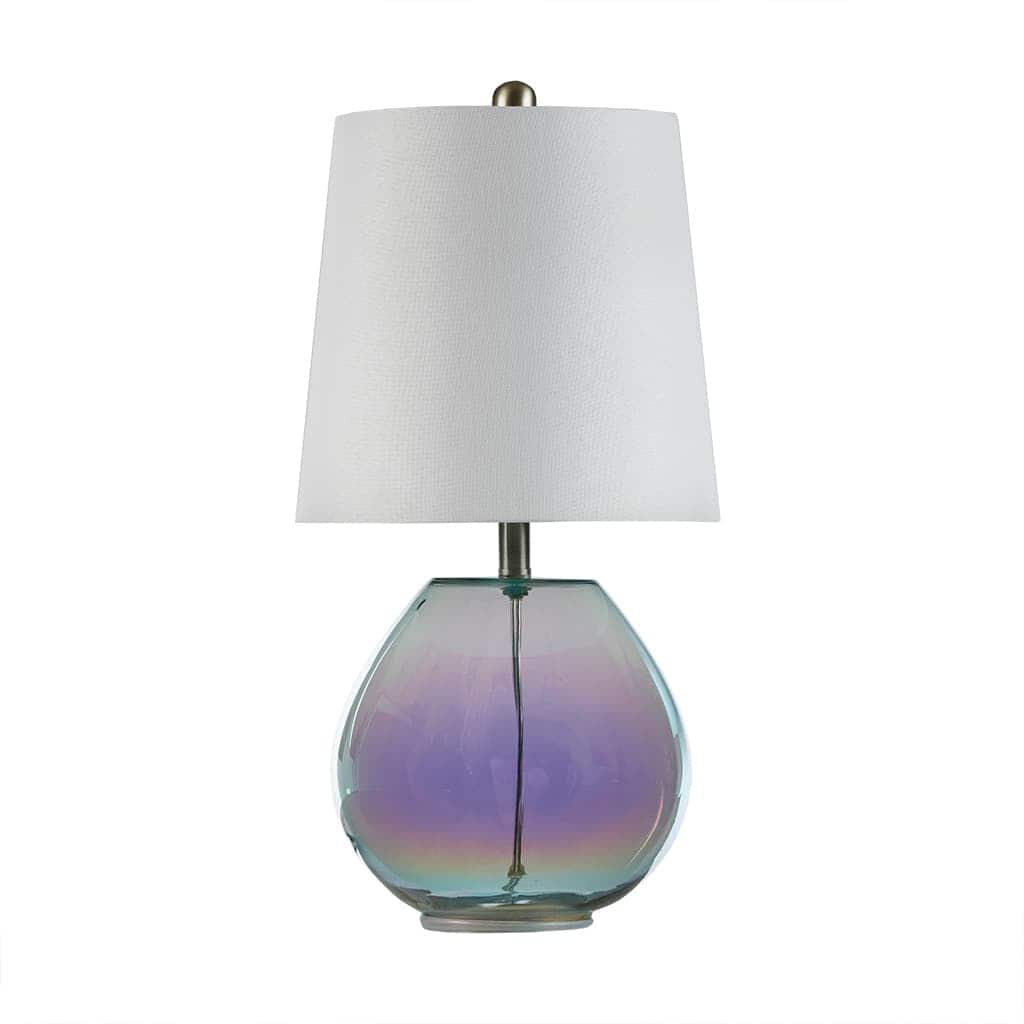 Luckbyte - Ranier Iridescent Glass Table Lamp