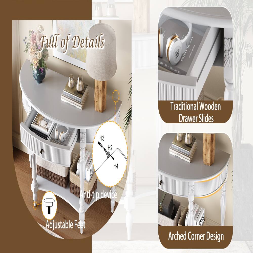 Full of Details

182 JBL ISIRS AISIRS LES JOURS

Traditional Wooden Drawer Slides

H3
H2
H4

Anti-tip device

Adjustable Feet

Arched Corner Design