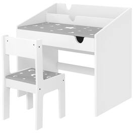 HONGGE - Kids Desk and Chair Set with Storage Organizer for Ages Three and Up