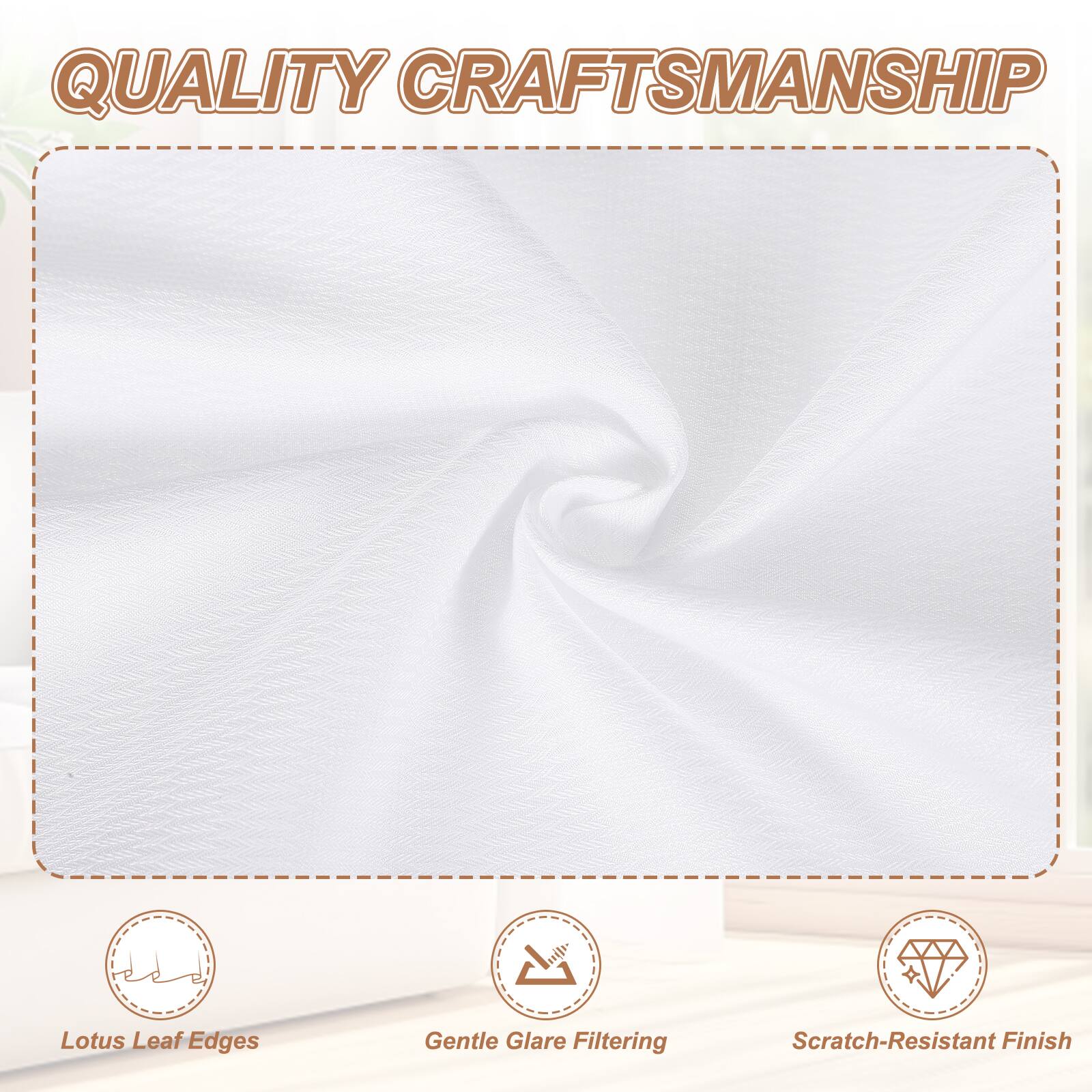 QUALITY CRAFTSMANSHIP

Lotus Leaf Edges
Gentle Glare Filtering
Scratch-Resistant Finish