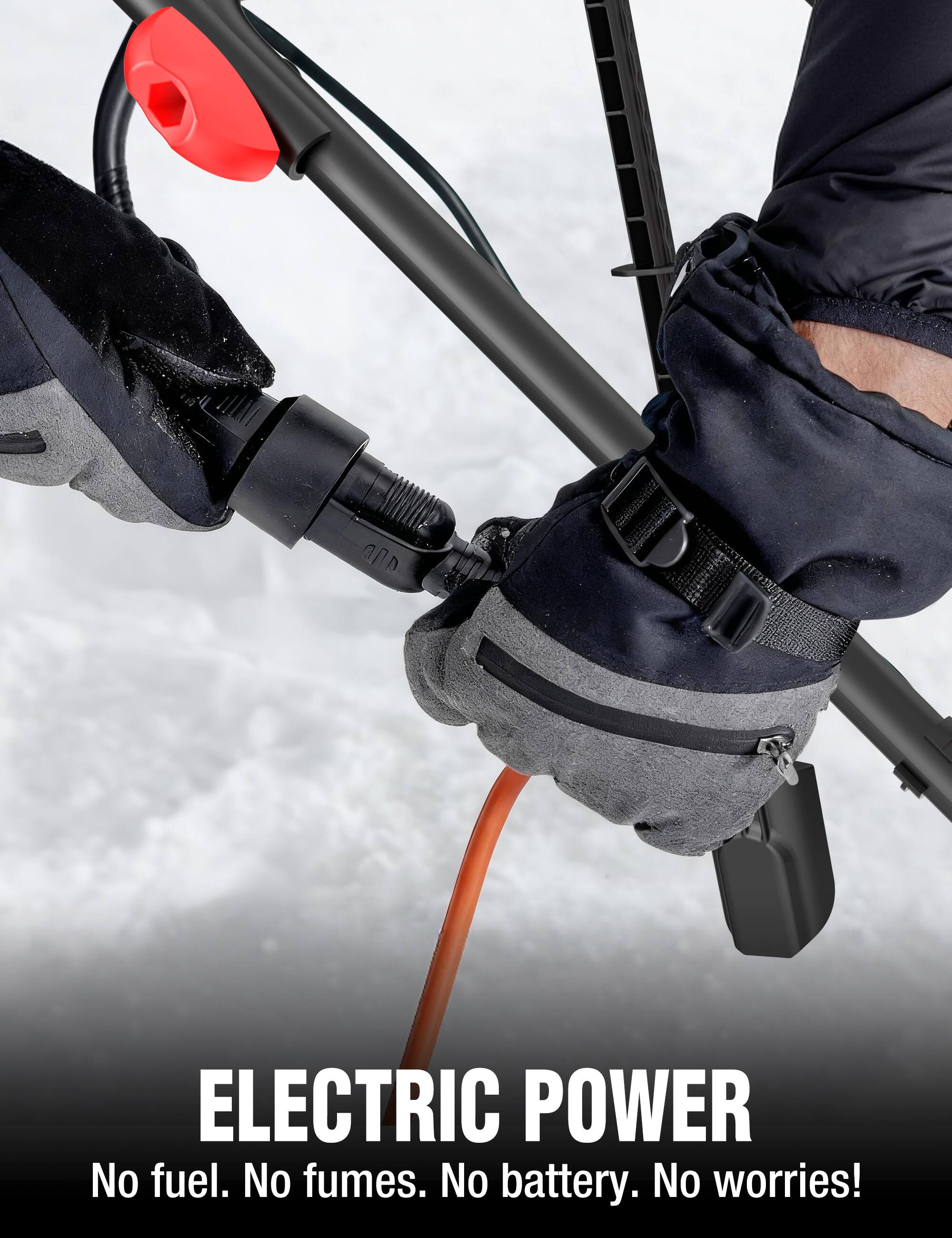 ELECTRIC POWER  
No fuel. No fumes. No battery. No worries!