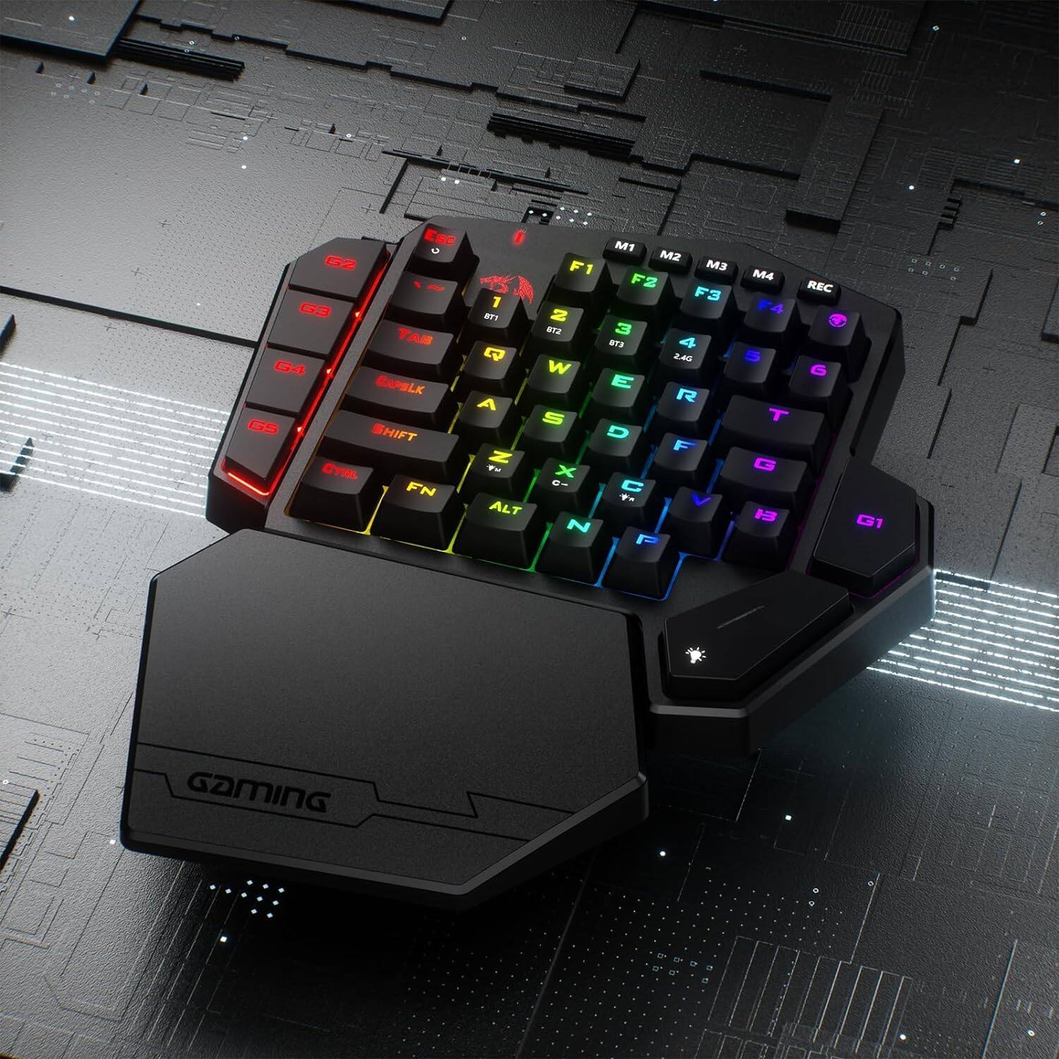 ESO G2 G3 HAT G4 CAPBLK G5 SHIFT CTRL FN  
M1 M2 F1 M3 F2 M4 F3 REC 1 F4 871 2 872 3 BT3 4 24G 5 W E A R S T D F Z X C V ALT 13 N P  
G1  
GAMING
