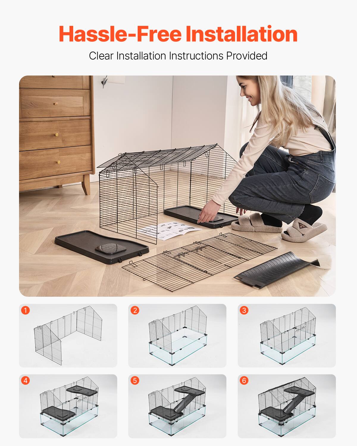 Hassle-Free Installation  
Clear Installation Instructions Provided  

1  
2  
3  
4  
5  
6