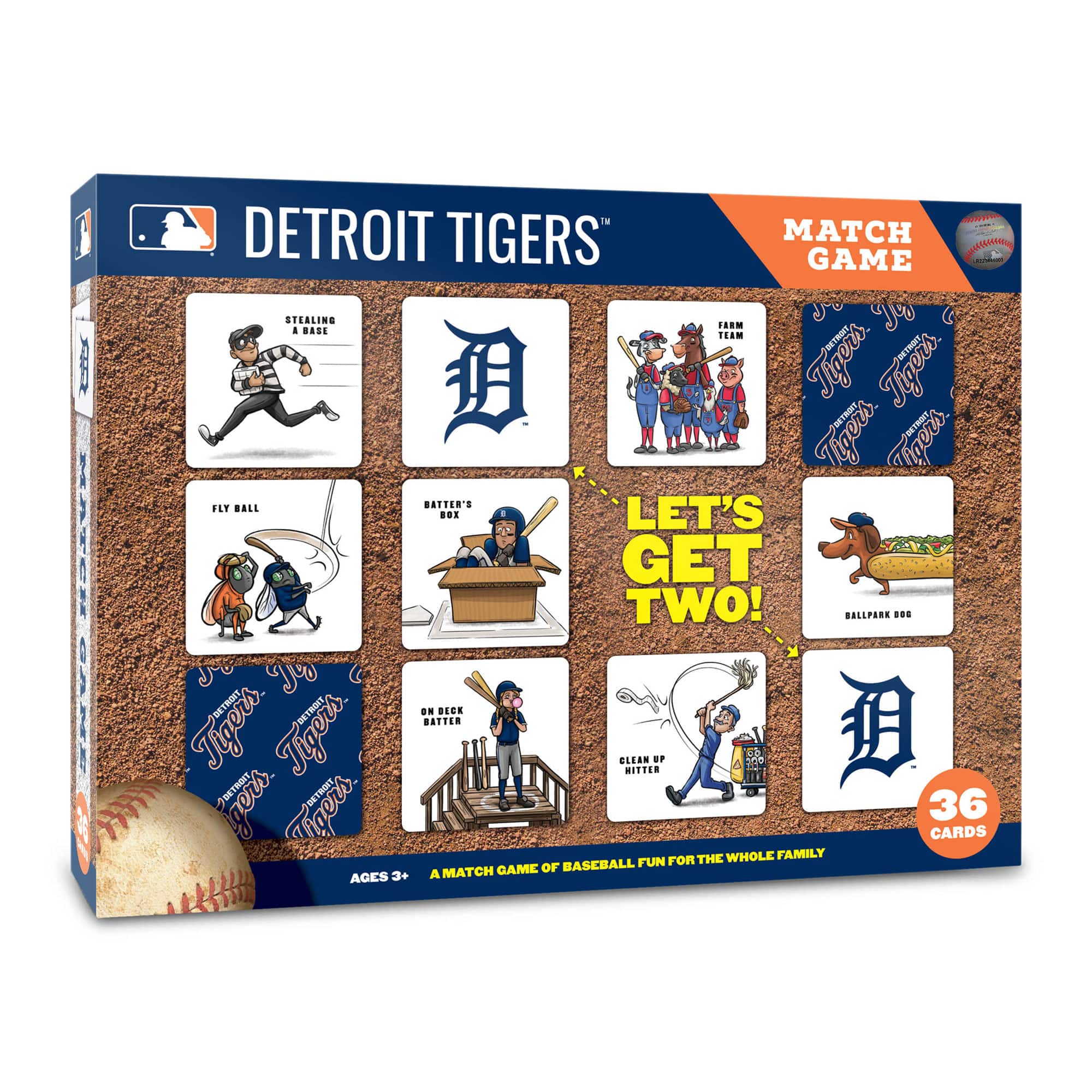 YouTheFan - Detroit Tigers Licensed Memory Match Game - Multicolor price history on PriceWatchPro