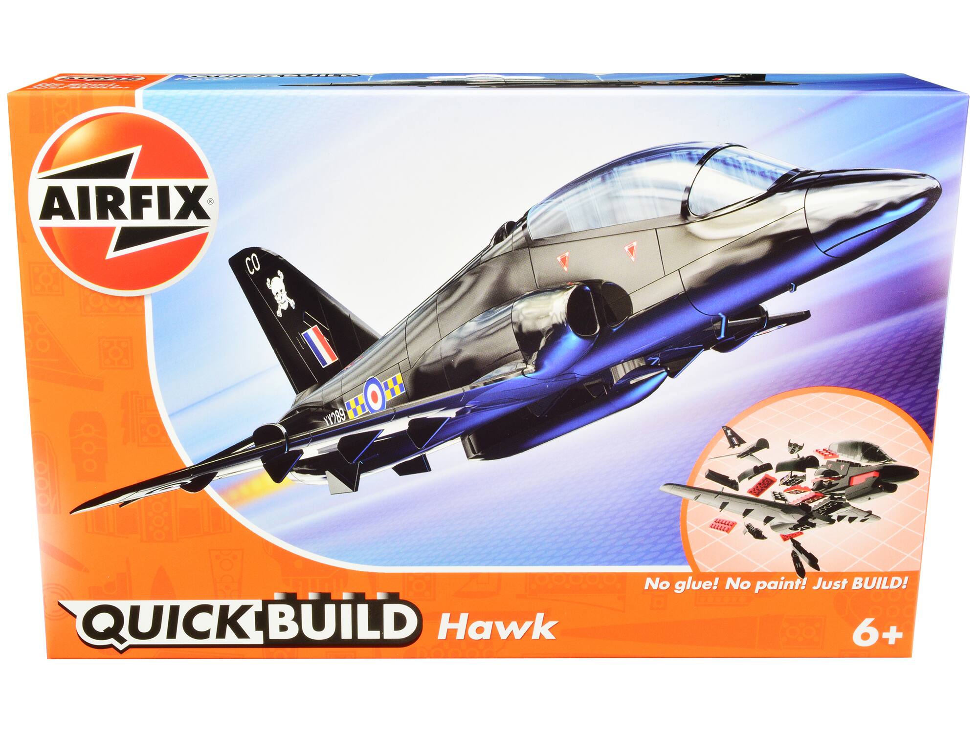 - AIRFIX
- QUICK BUILD Hawk
- No glue! No paint! Just BUILD!
- 6+