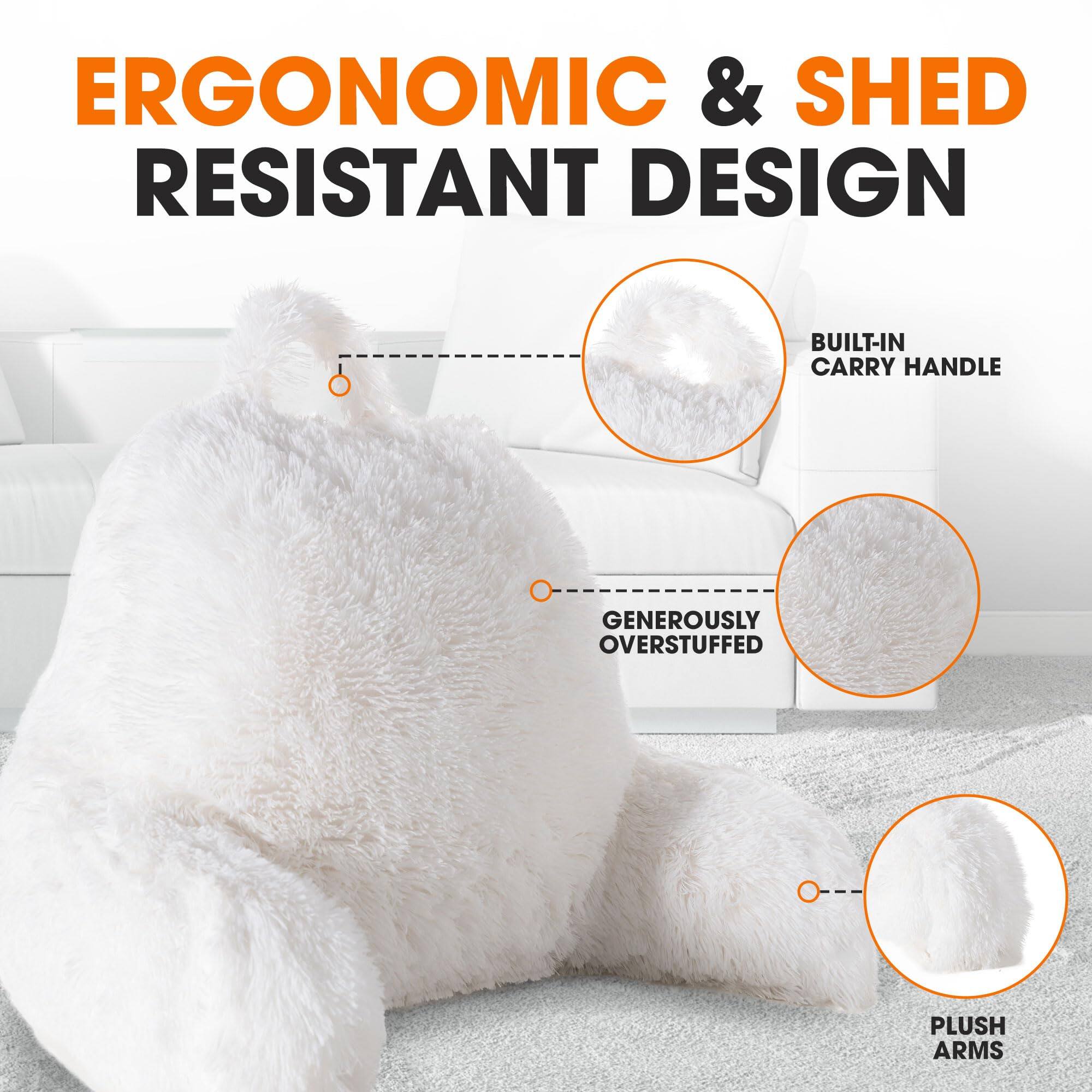 ERGONOMIC & SHED RESISTANT DESIGN

BUILT-IN CARRY HANDLE

GENEROUSLY OVERSTUFFED

PLUSH ARMS