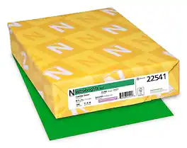 Astrobrights - Colored Paper, 24 lbs., 8.5" x 11", Gamma 500 Sheets/Ream - Green