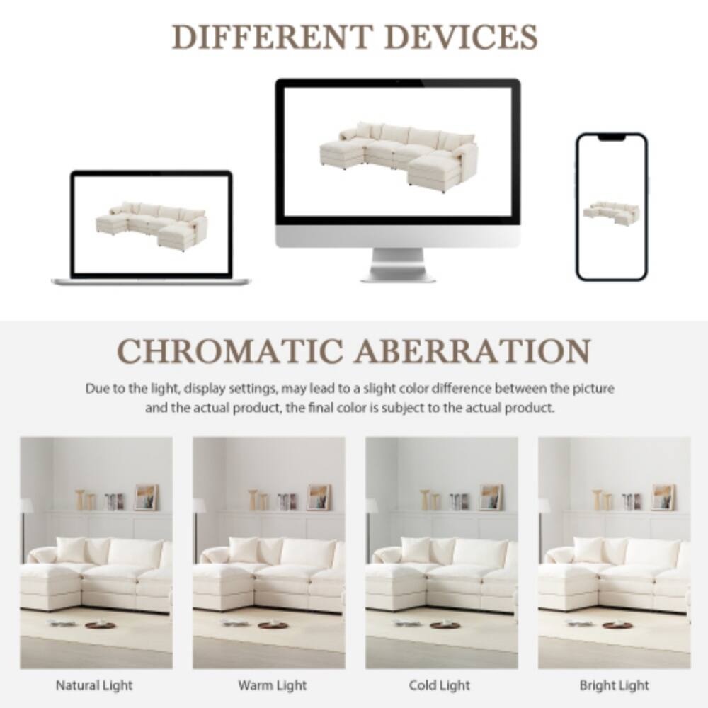 DIFFERENT DEVICES

CHROMATIC ABERRATION

Due to the light, display settings, may lead to a slight color difference between the picture and the actual product, the final color is subject to the actual product.

Natural Light
Warm Light
Cold Light
Bright Light