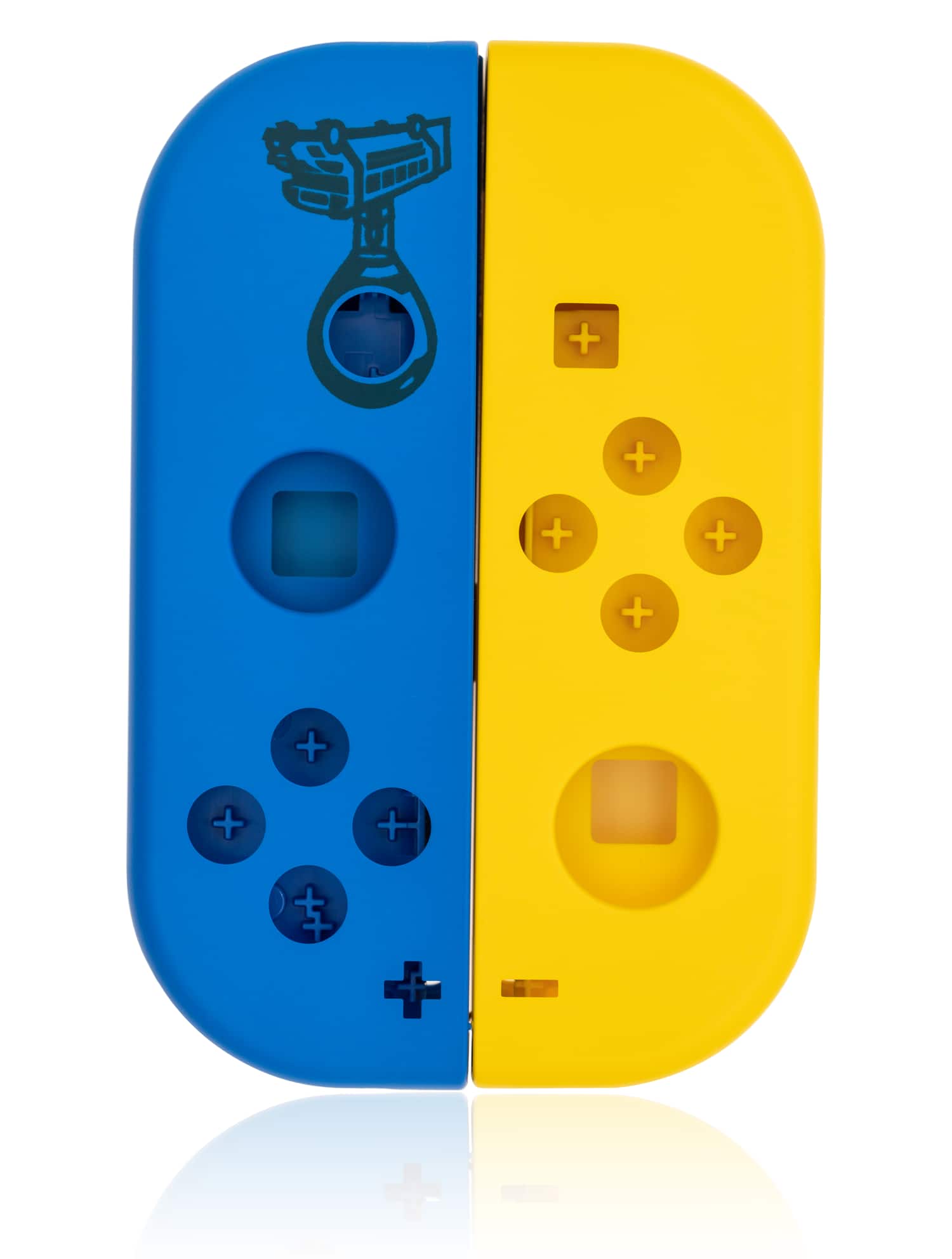 MobileSentrix - Housing Shell Compatible For Nintendo Switch Joy Con Controller - Yellow & Blue - Yellow/Blue