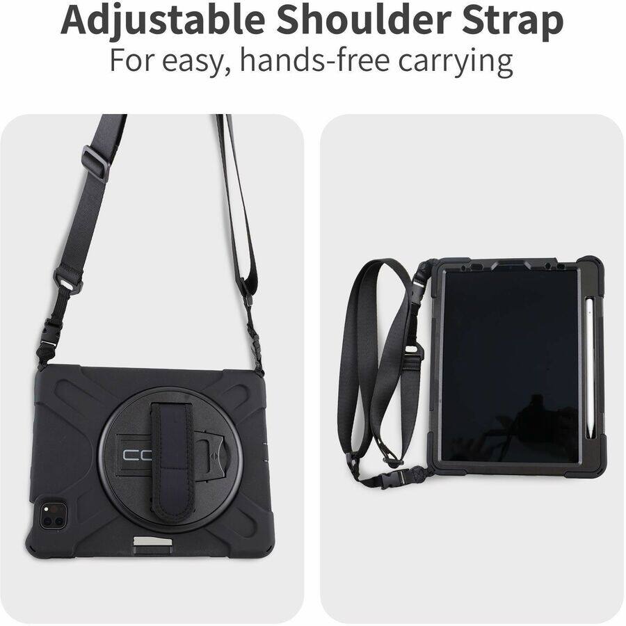 Adjustable Shoulder Strap  
For easy, hands-free carrying