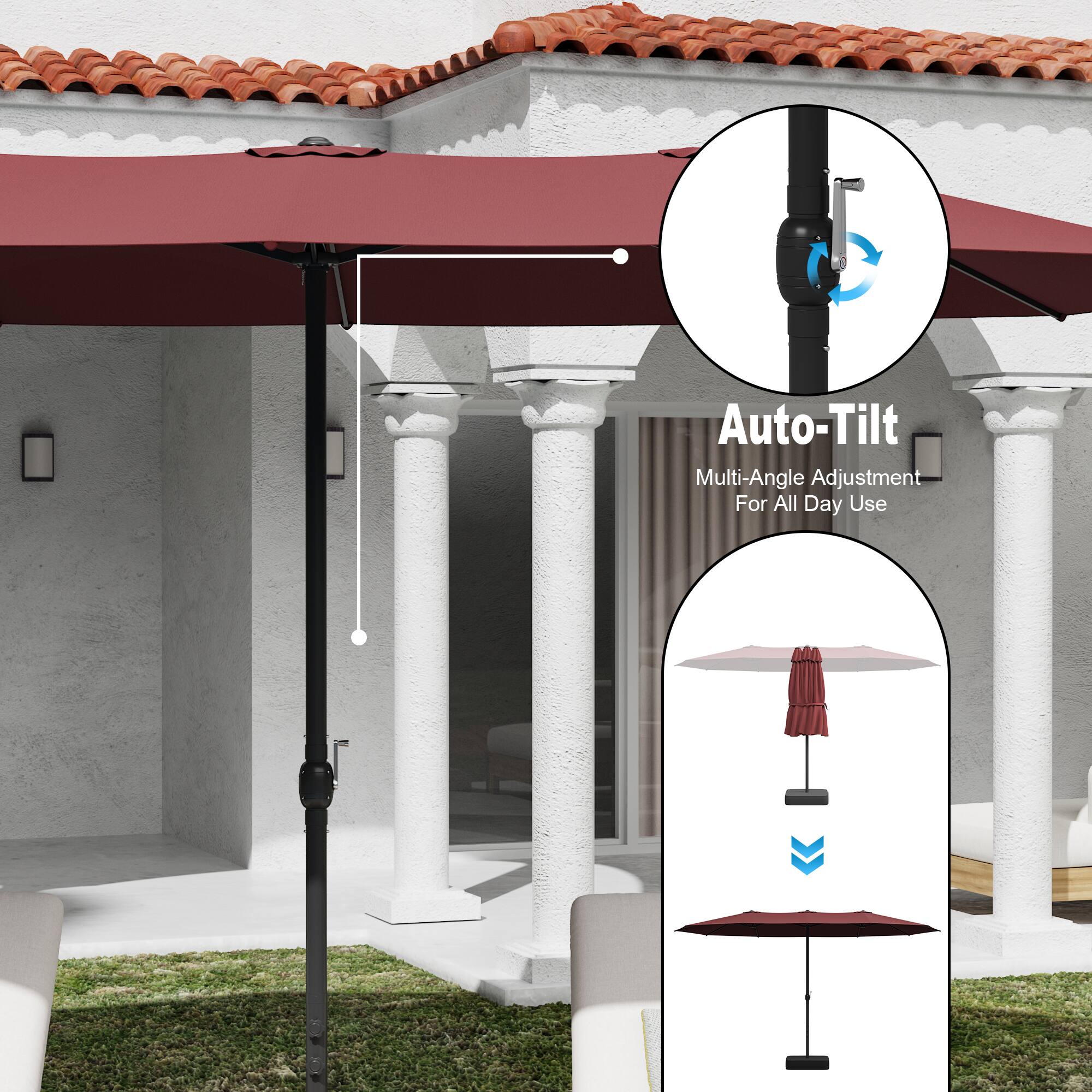 Auto-Tilt  
Multi-Angle Adjustment  
For All Day Use