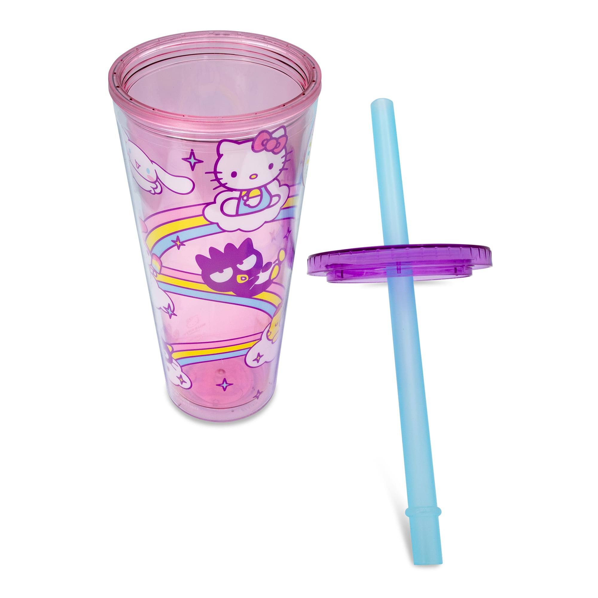 Alt View 10. Silver Buffalo - Sanrio Hello Kitty and Friends Carnival Cup With Lid and Straw | Holds 24 Ounces - Purple.