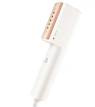 Front. Aoputo - Portable Handheld Garment Steamer, Mini Steam Iron for Any Fabrics,Wrinkle Remover for Travel Home or Office. - Ivory.