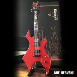 Axe Heaven - Mick Thomson - Mick Thomson Slipknot BC Rich Red Signature Warlock Hate Mini Guitar - Collectibles - Multicolor