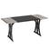 Alt View 4. Bestier - 70" Farmhouse Dining Table, Fits 6-8, Multi-Color for Retro/Modern, Kitchen, Party Desk - Gray.
