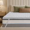 Front. Vipbear - 4 Inch Extra Firm Mattress Topper, Bed Topper with Washable Cover - 4 inch.