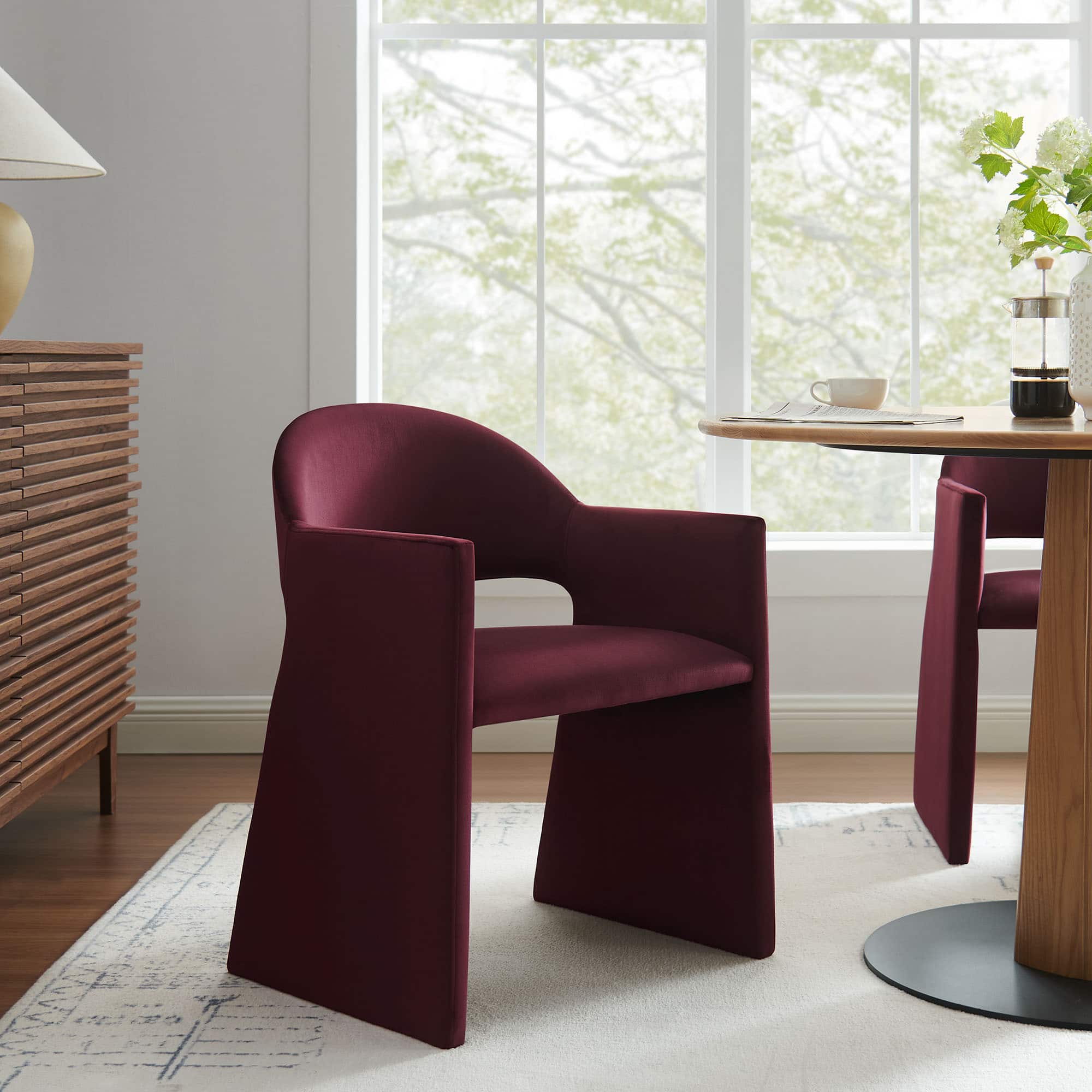 Modway - Talia Dining Armchair - Mulberry