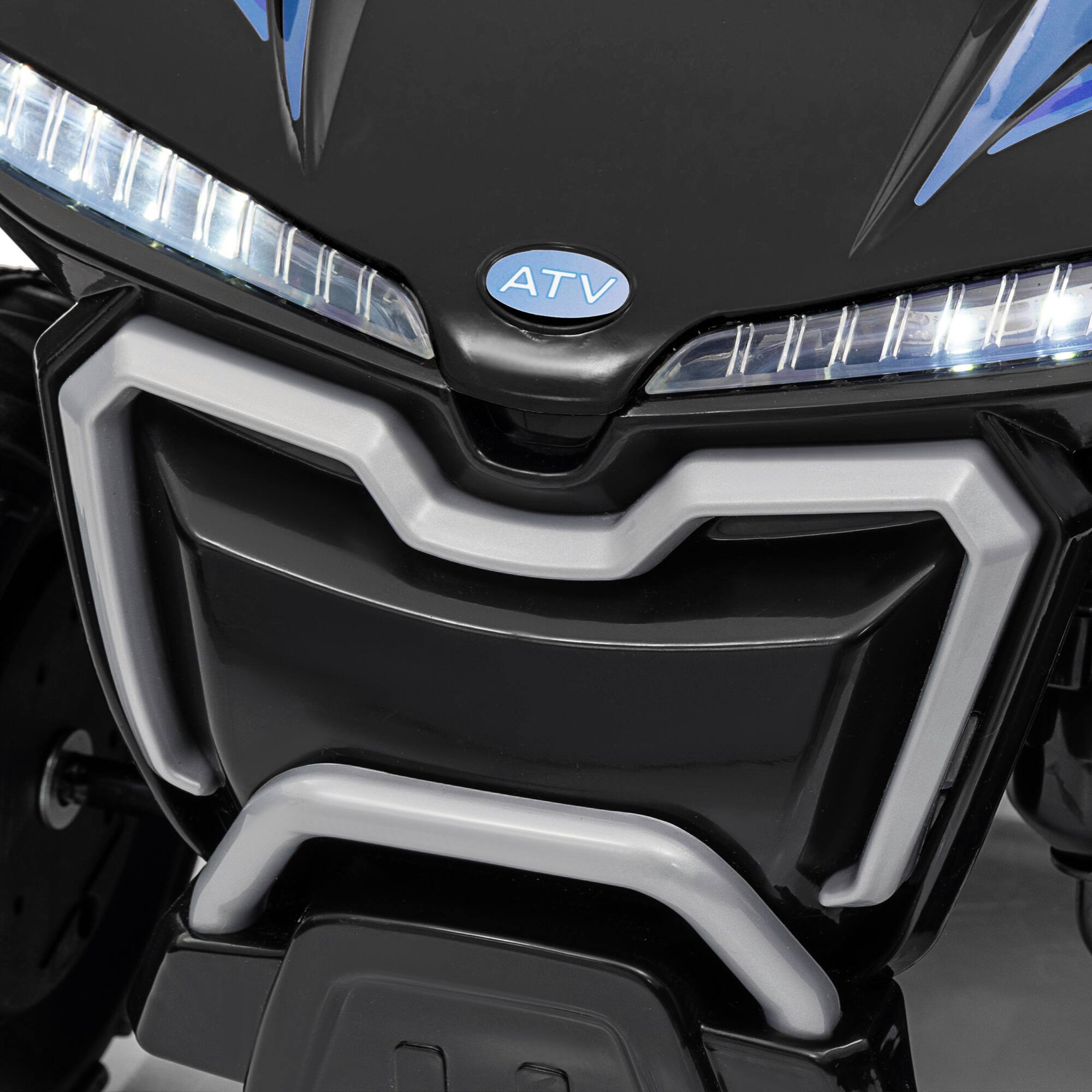 Alt View 5. Qaba - Kids ATV Quad, 6V Electric Four Wheeler with 1.6MPH Max Speed, Rechargeable Battery, Ride on Toy with Lights.