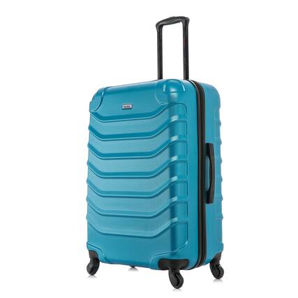 Front. InUSA - Endurance Lightweight Hardside Spinner Luggage 28" - Teal.