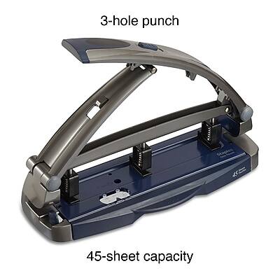 3-hole punch  
45-sheet capacity