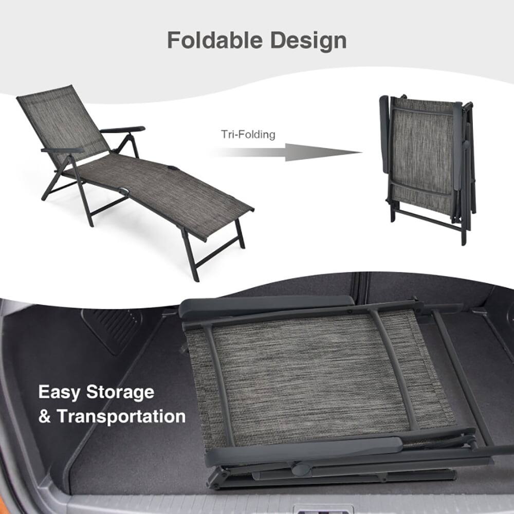 Foldable Design  
Tri-Folding  
Easy Storage & Transportation
