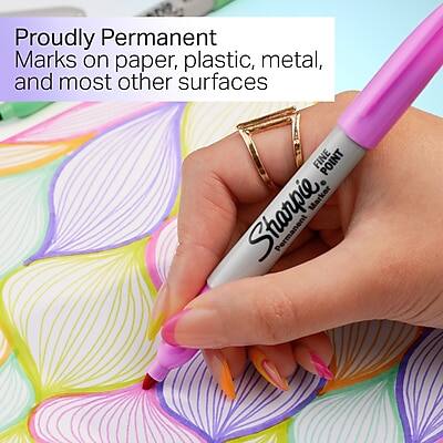 Proudly Permanent Marks on paper, plastic, metal, and most other surfaces

FINE POINT

Sharpie
Permanent Marker