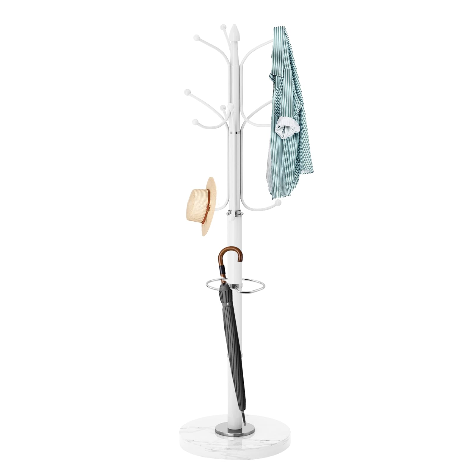 HM 1810 Metal Modern Coat Racks Cactus Rack Freestanding With Marble ...
