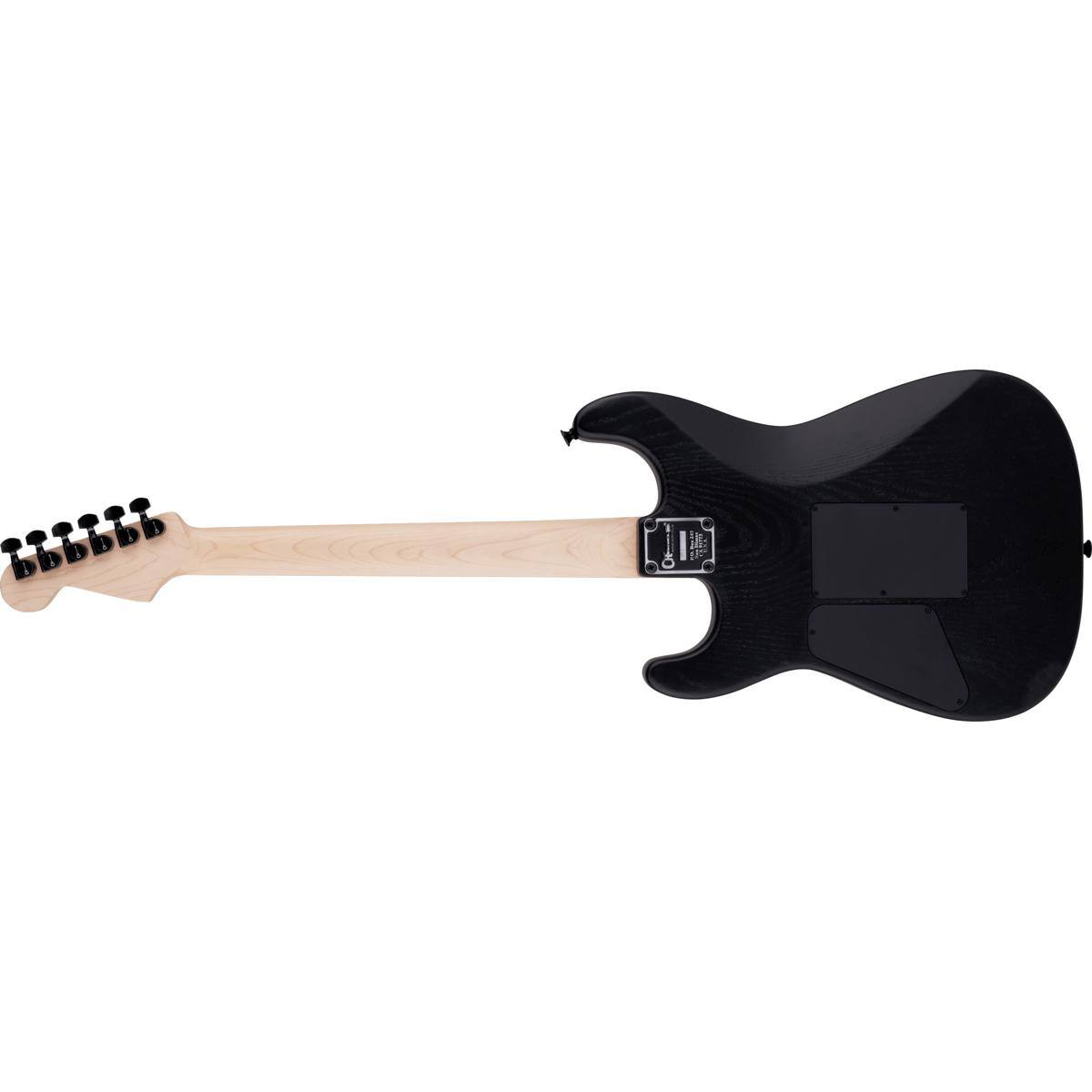 Alt View 2. Charvel - Charvel Pro-Mod San Dimas Style 1 HSS FR E Sassafras Electric Guitar, Ebony Fingerboard, Satin Black.