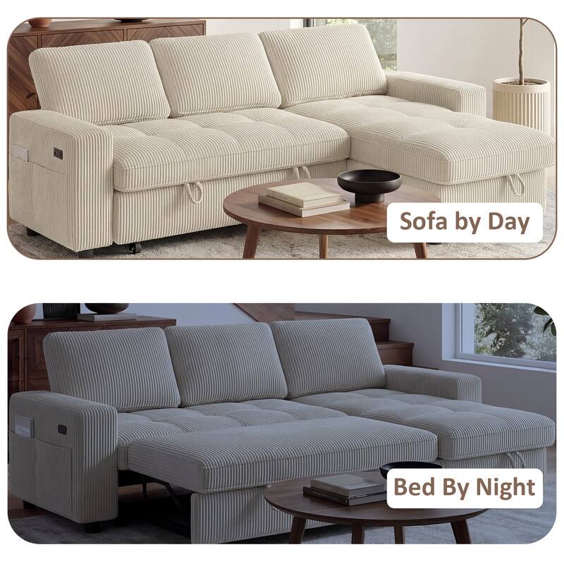 Sofa by Day  
Bed By Night