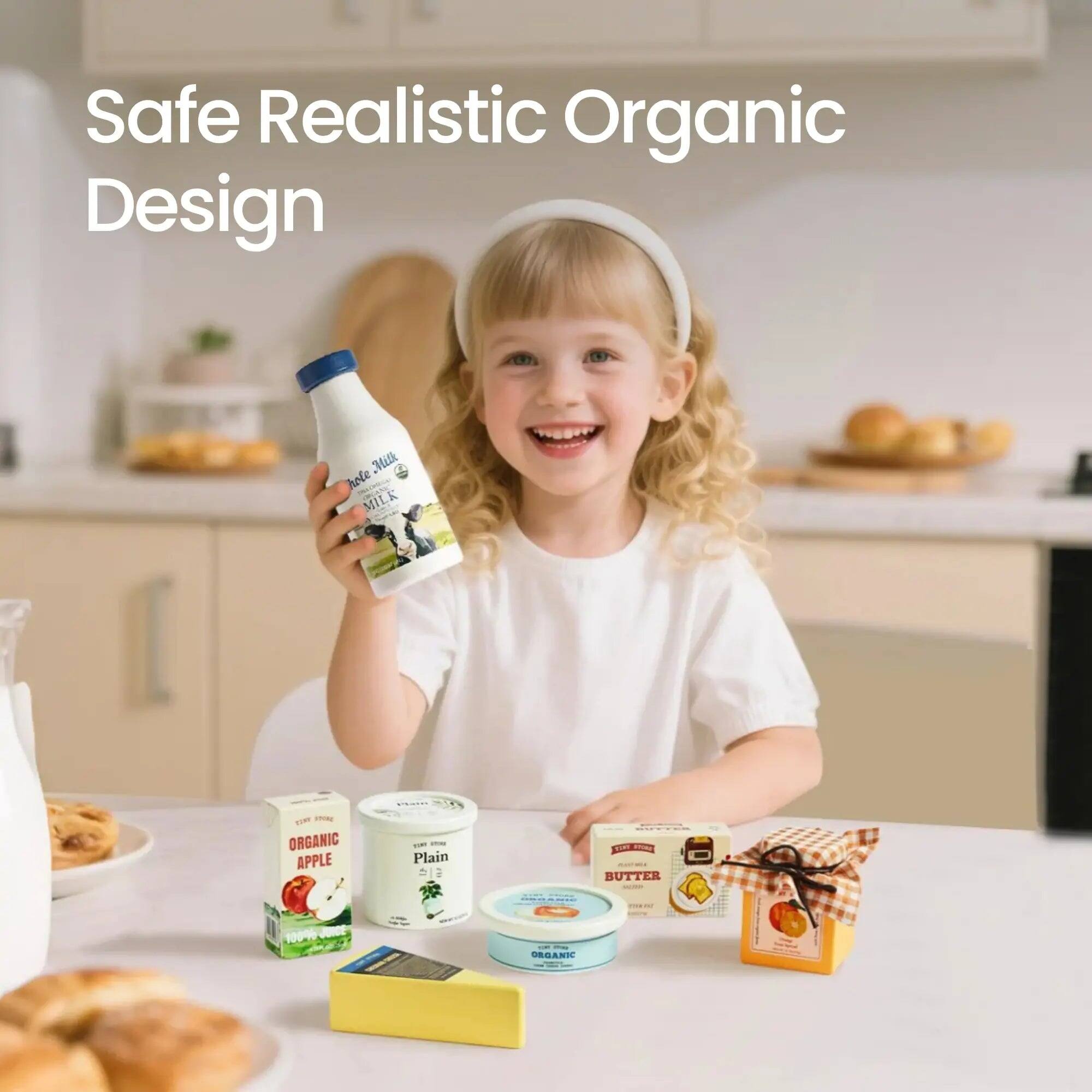 Safe Realistic Organic Design

hole Milk MILK
ORGANIC APPLE
1341 Plain
you STORE BUTTER
- - ORGANIC