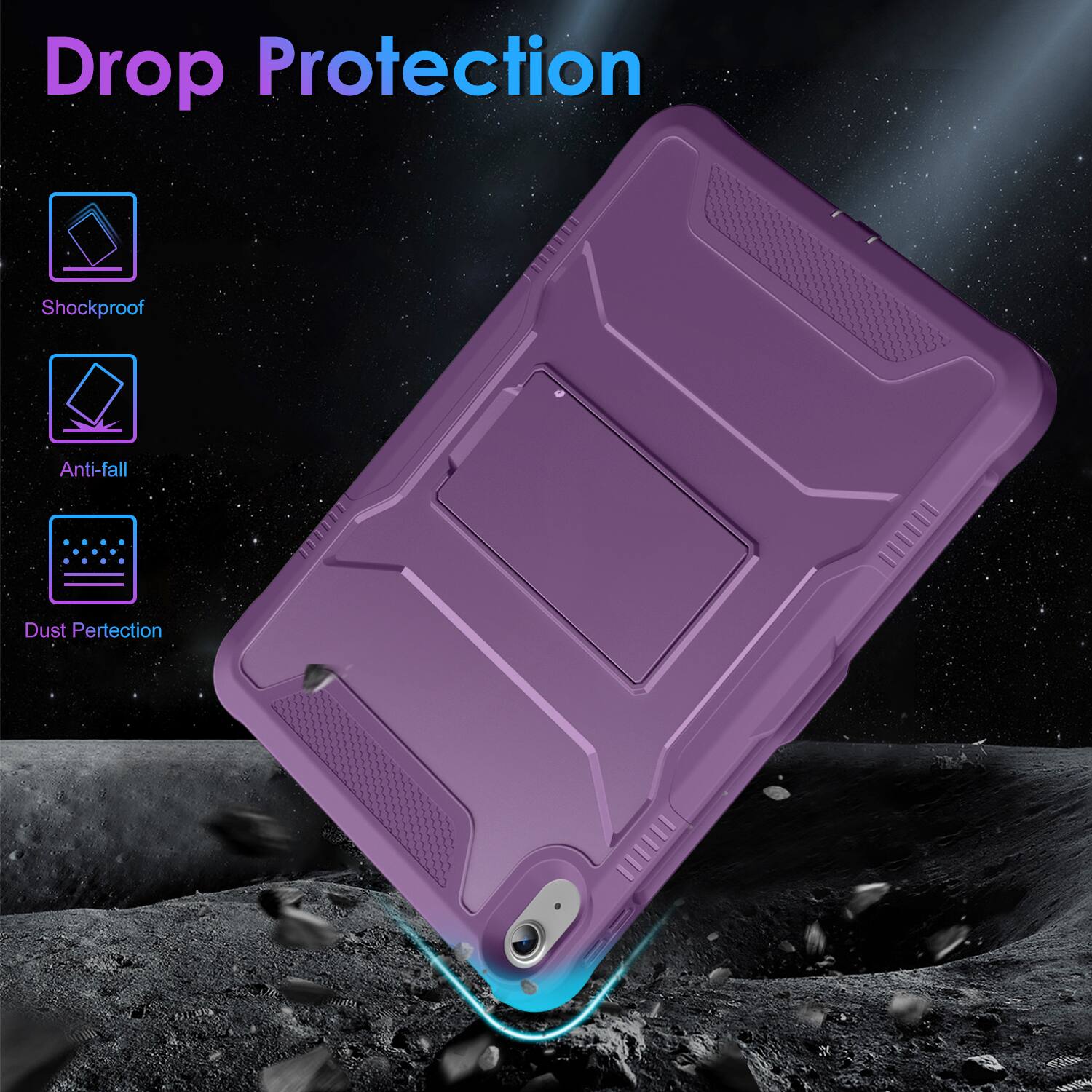 Drop Protection

- Shockproof
- Anti-fall
- Dust Protection