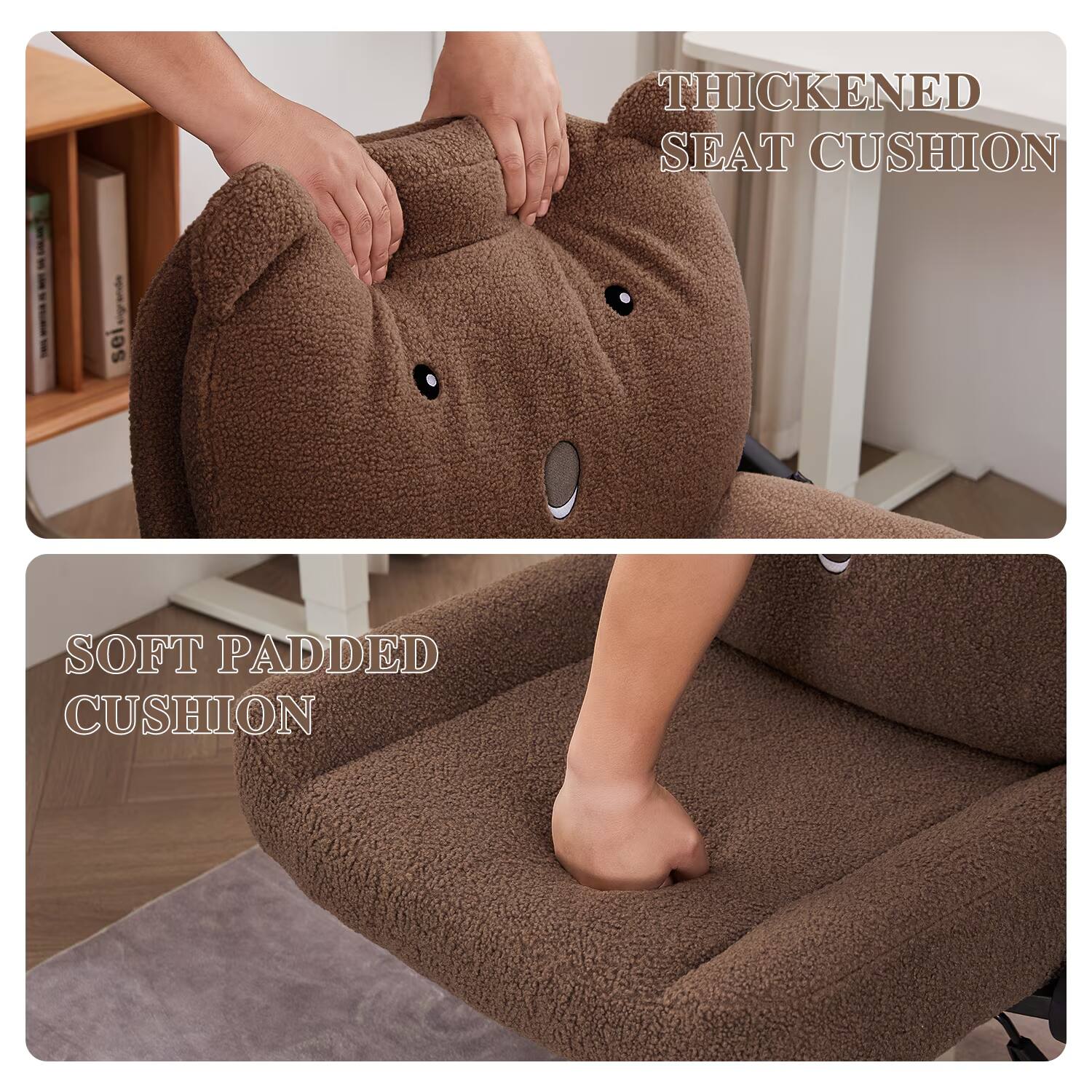 THICKENED SEAT CUSHION  
SOFT PADDED CUSHION