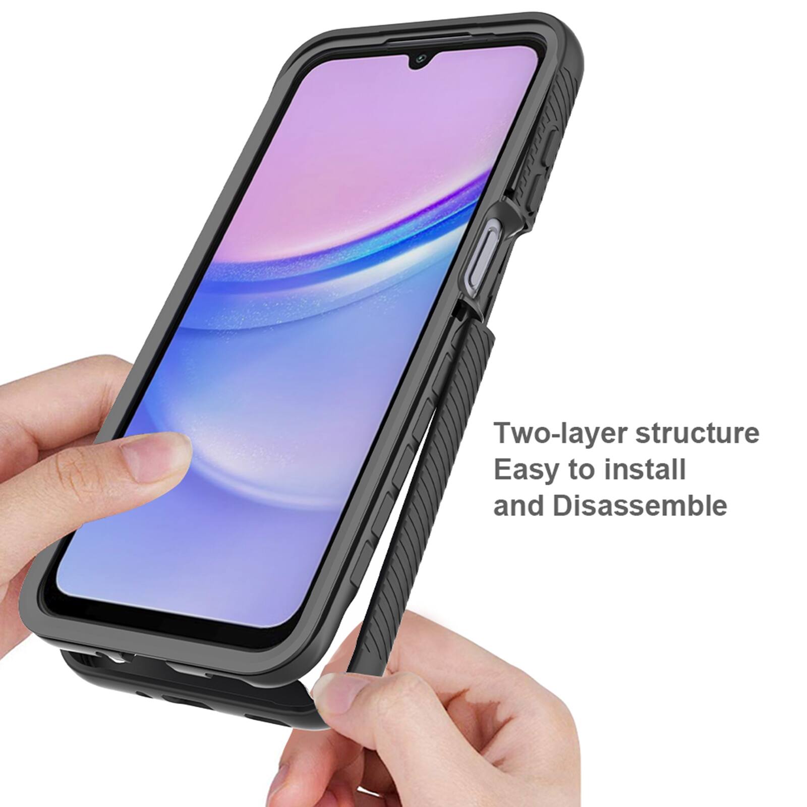 Two-layer structure  
Easy to install and disassemble
