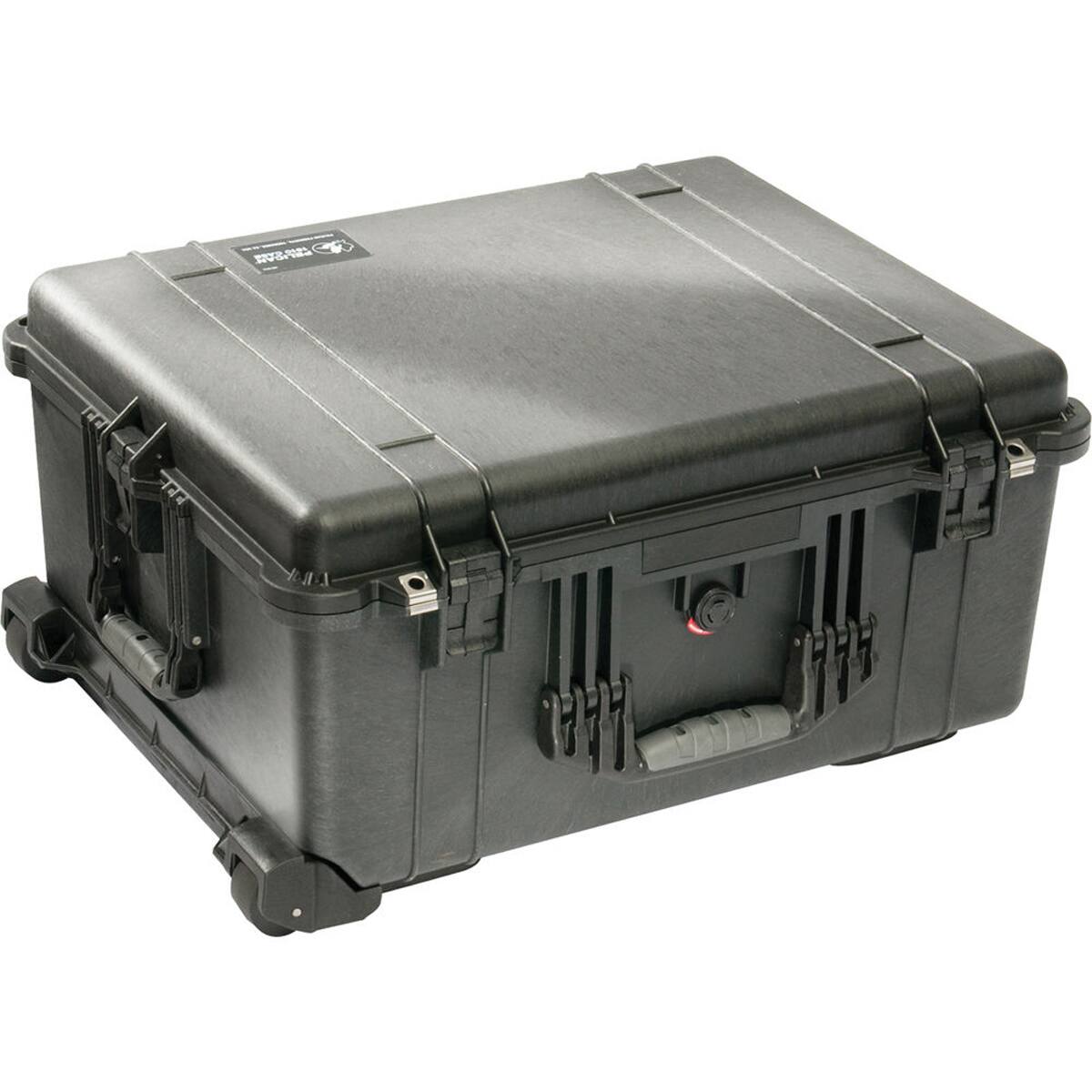 Front. Pelican - Pelican 1610 Watertight Hard Case with Wheels, without foam - Black.