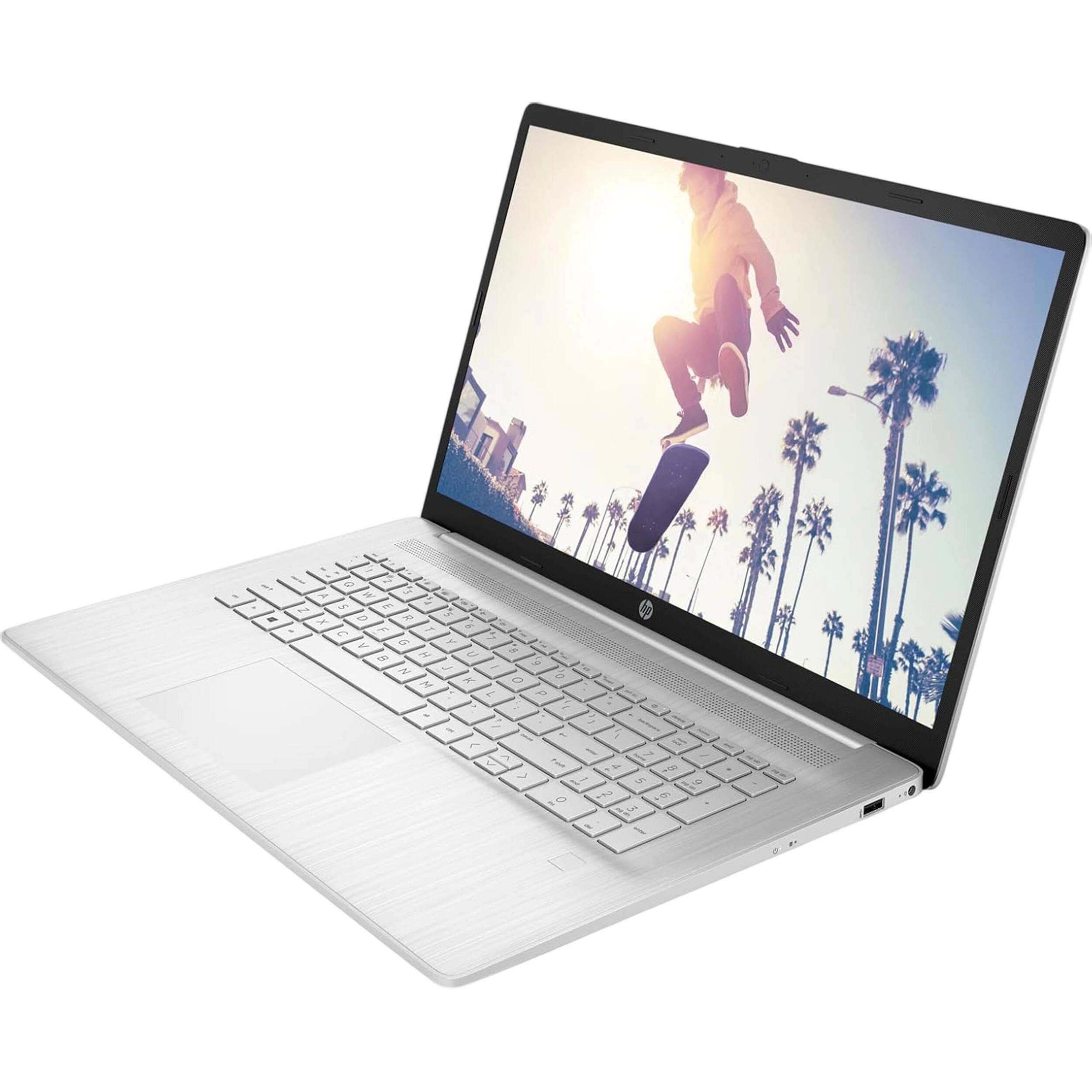 Alt View 3. HP - HP 17.3" FHD IPS Business Laptop,Intel i5-1334U,16GB RAM,512GB SSD,Win 11 Pro,Backlit Keyboard,Silver - Silver.