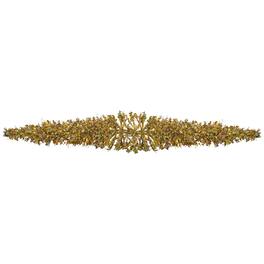 GKI/Bethlehem Lighting - LED Lighted Commercial Manhattan Lightspray Christmas Swag - 9' - Gold