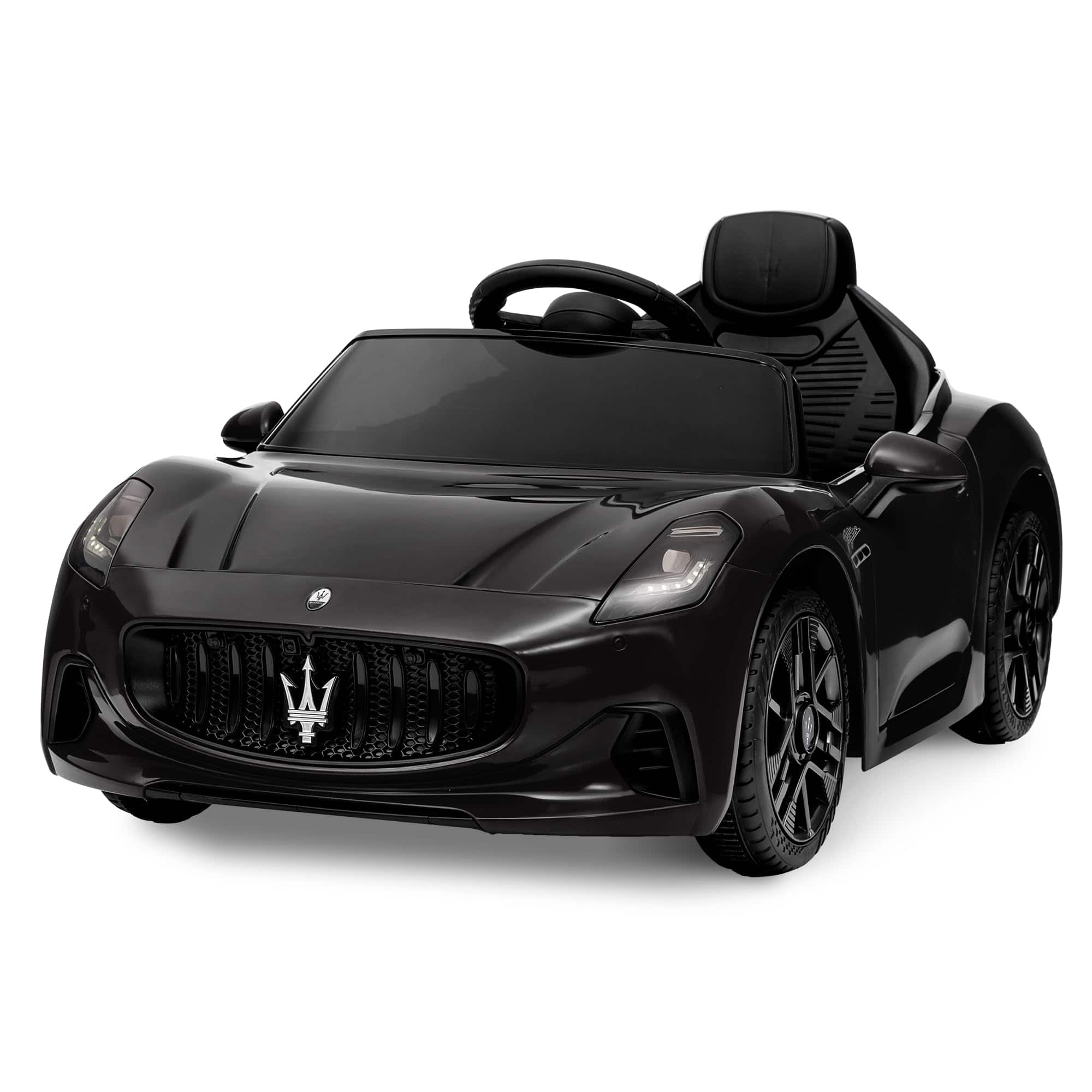 GARVEE - Ride On Car Licensed Maserati Gran Cabrio, 12V Battery Powered Motorized Car for Kids with Remote Control - Black