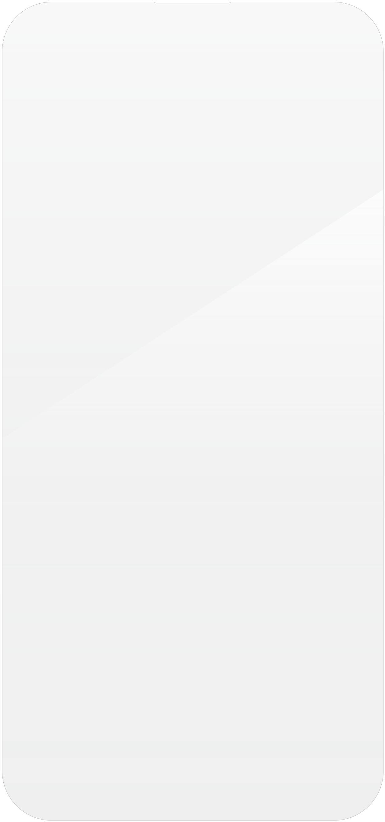 Left. ZAGG - Glass+ Defense Screen Protector for Apple iPhone 16 Plus, iPhone 15 Plus - Clear.