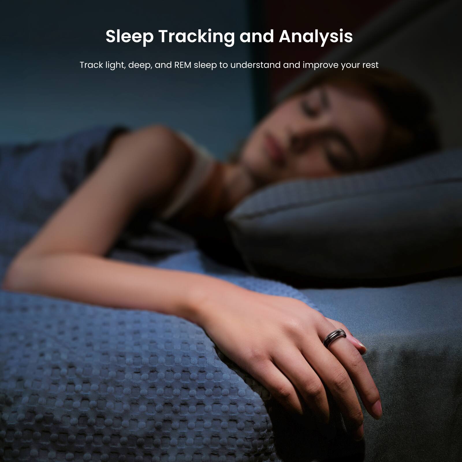 Sleep Tracking and Analysis

Track light, deep, and REM sleep to understand and improve your rest