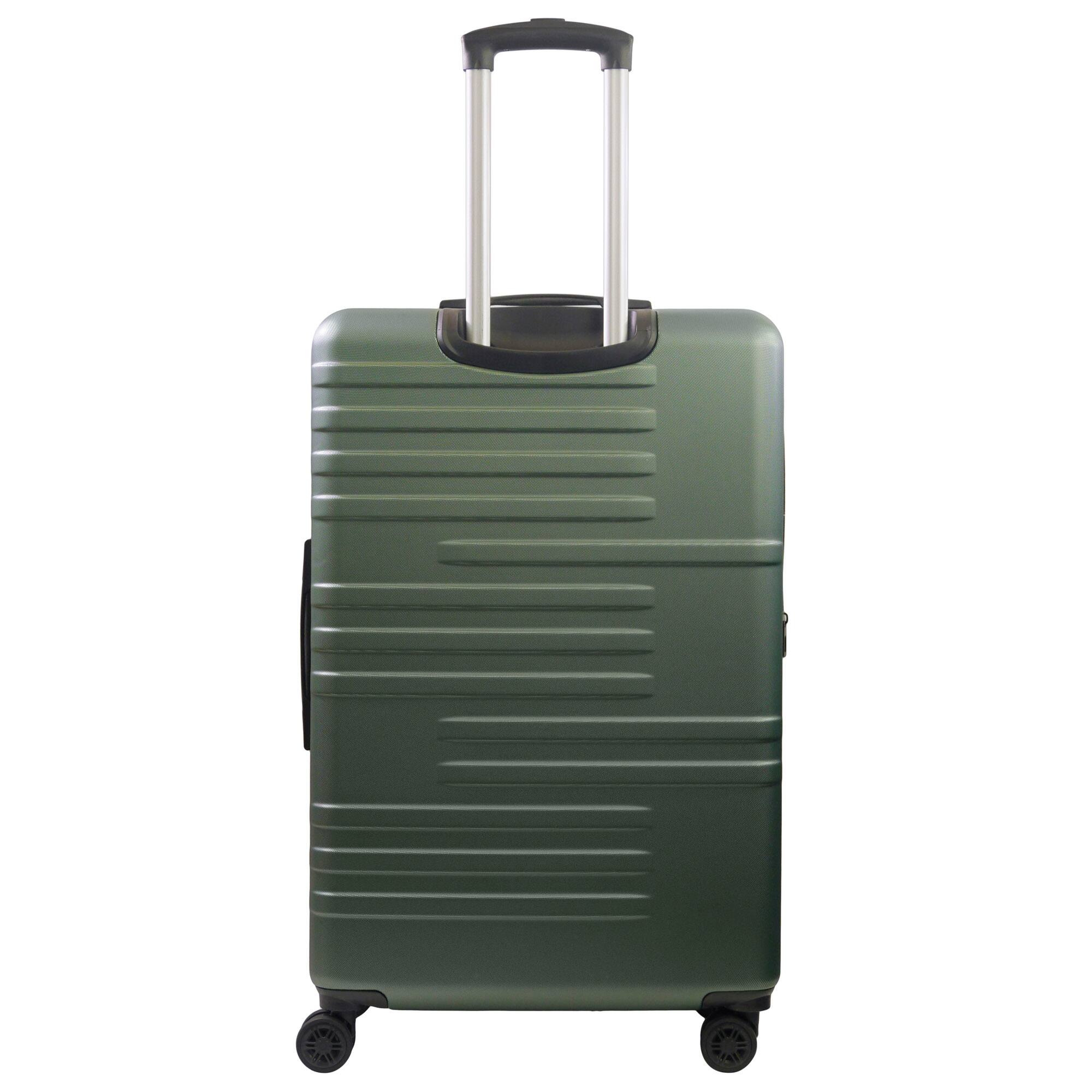 Back. American Dreamliner - 30" Hardside Luggage with Expansion - GREEN.