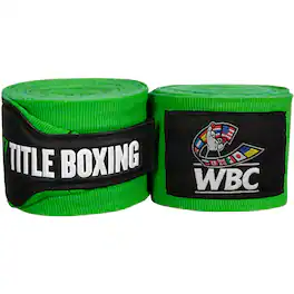 TITLE Boxing - WBC 186" Handwraps - Green