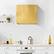 Alt View 6. Akicon - Akicon 30 inch Ducted 600-CFM Matte Gold Wall-Mounted Range Hood with Charcoal Filter - Gold.