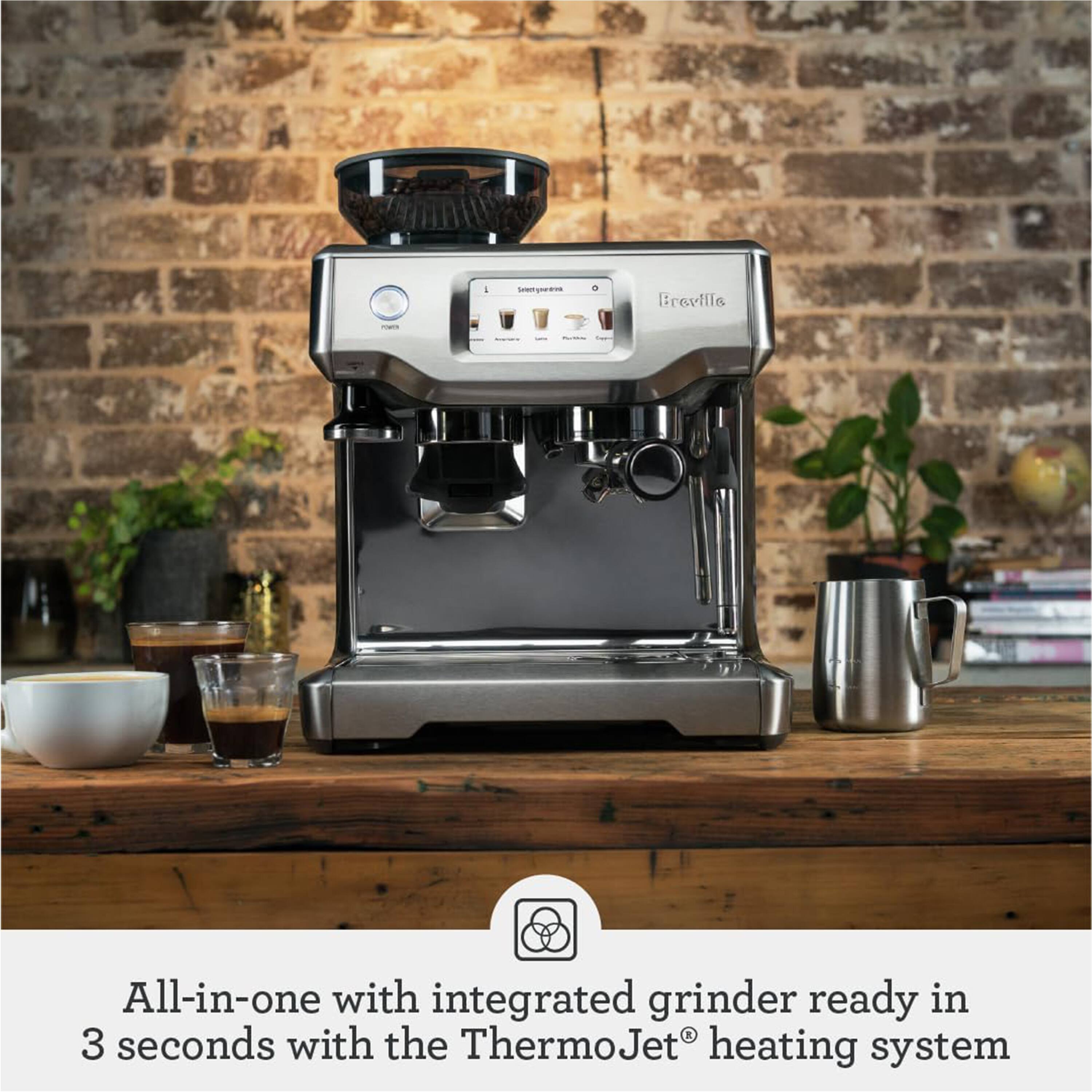 Fireville All-in-one with integrated grinder ready in 3 seconds with the ThermoJet heating system

All-in-one with integrated grinder ready in 3 seconds with the ThermoJet® heating system